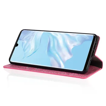Bleščice Telefon Usnjena torbica Za Samsung Galaxy S20 Ultra S10E 5G S9 S8 S7 Plus Opomba 20 10 9 8 Mehko Primerih G950 Nosilec TPU Pokrov
