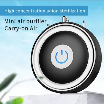 Prenosni Ogrlica Zraka Čistilec Negativni Ion Generator Anion Zračni Filter Mini Ionizer