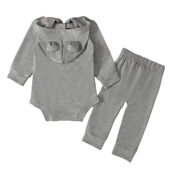 #50 Baby Fantje Oblačila Za Novorojenčka Obleka Z Dolgimi Rokavi Bombaž Dojenčki Infant Malčka 3 6 9 12 18 24 Mesecev Dekliška Oblačila