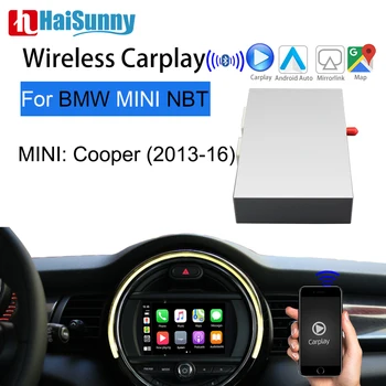 Brezžični CarPlay MMI Android Auto Vmesnik Polje za BMW Mini Cooper F54 F55 F56 F60 2013-2016 NBT MuItimedia iOS Navigacijo