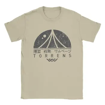 Moške USCSS Torrens T Srajce Tujcev Tujec Film Weyland Yutani Corp Oblačila Bombaž Kul Kratek Rokav Crewneck Tees 5XL T-Shirt