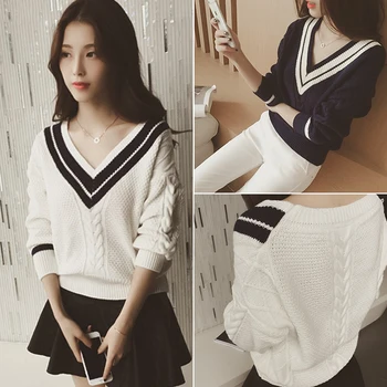 Fv6693 2019 nove jesensko zimske ženske modni priložnostne toplo lep Pulover pulover ženske, korejski