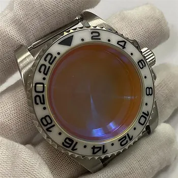 Zamenjava 40 mm Watch Primeru za NH35 NH36 Gibanje Keramični /Aluminija Plošče Safirno Steklo Gledal Lupini Primeru Popravila Delov
