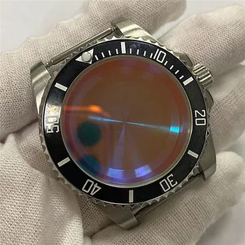 Zamenjava 40 mm Watch Primeru za NH35 NH36 Gibanje Keramični /Aluminija Plošče Safirno Steklo Gledal Lupini Primeru Popravila Delov
