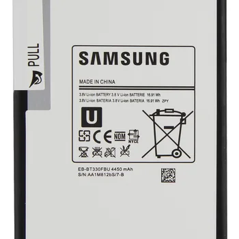Samsung Original Nadomestna Baterija EB-BT330FBE Za Samsung GALAXY Tab4 T331 SM-T330 EB-BT330FBC / FBU 4450mAh