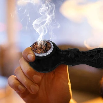 Medu Silikonski Slame Cevi Tabacco Cevi Tobačne Pipe Cigaret, Pribor Za Kajenje S Čisto Kritje Silikonski Tobačnih Pip