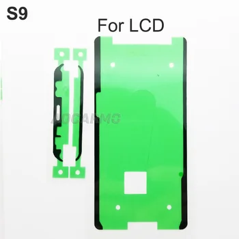10Sets/Veliko Za Samsung Galaxy S9 SM-G9600 LCD Zaslon+Zadnji Pokrovček Baterije+Objektiv Kamere Nepremočljiva Samolepilna Nalepka, lepilni Trak