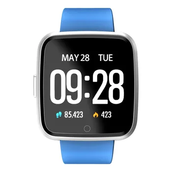 Pametno Gledati Y7 Bluetooth Smart Watch Srčni utrip Barvni Zaslon Pedometer Za Android Za iOS Tlak Watch Sep5