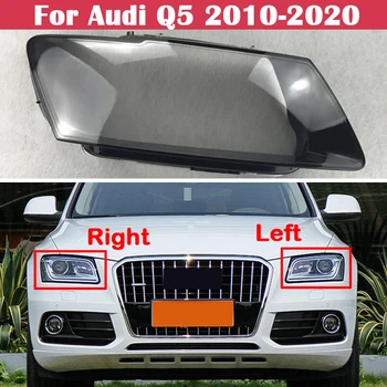 Avto Prednje Varstvo Primeru Lupini Pregleden smerniki ohišje Objektiv steklen Pokrov lampshade luči Za Audi Q5 2010-2020