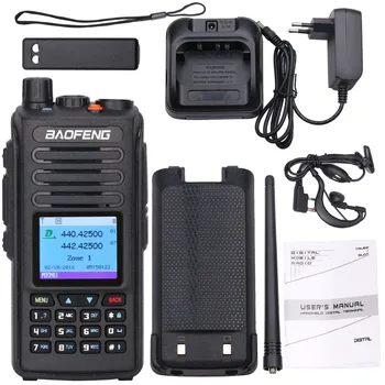 BAOFENG DM-1702 (GPS) DMR Walkie Talkie VHF, UHF Dual Band 136-174 & 400-470MHz Dvojnega Časa Reži, Tier 1 In 2 Digitalni/Analogni Ham Radio