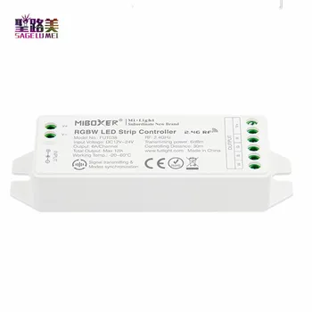 Miboxer FUT038(nadgradnja)2.4 G 4-Pas RGBW LED Trak Krmilnik 12~24V zatemniti led driver Common anode, lahko oddaljeno/glasovni nadzor