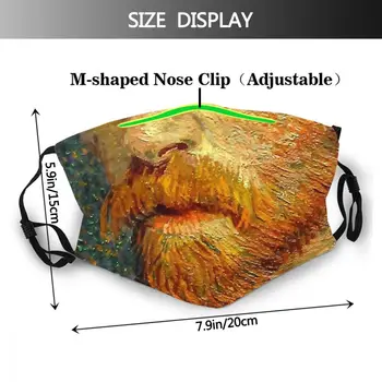 Kul Masko Moda Vincent Van Gogh Post-Impresionizem Slikar Masko Reutilizable S Filtri