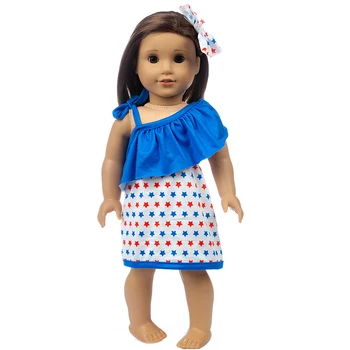2020 Novo krilo, ki je nagnjena naj ustrezajo Primerni za American Dekle Lutka Obleko 18-palčna Lutka Božič Dekle Darilo(Samo prodajajo oblačila)