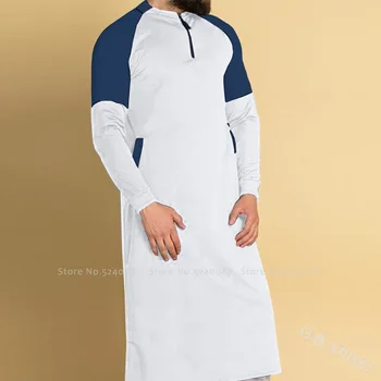 Arabski Islamski Oblačila Moških Jubba Thobe Muslimanskih Savdska Arabija Dolge Plašče Tam Kaftan Dubaj Tradicionalna Oblačila Nigerija Pakistanski Obleko