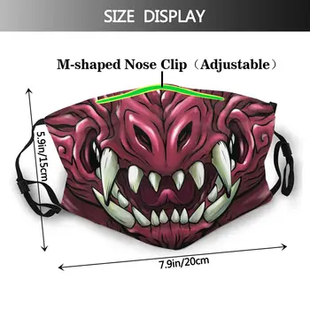 Odogaron Unisex Prah-dokazilo Usta Kritje Masko Monster Hunter Felyne Palico Igra S Filtri za Zaščito Respirator za Moške, Ženske