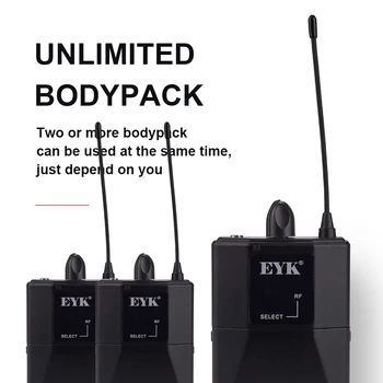 Bodypack Sprejemnik za EYK IEM81 IEM82 Strokovno UHF Mobilna Faza za Sistem Spremljanja z in-Ear Slušalke