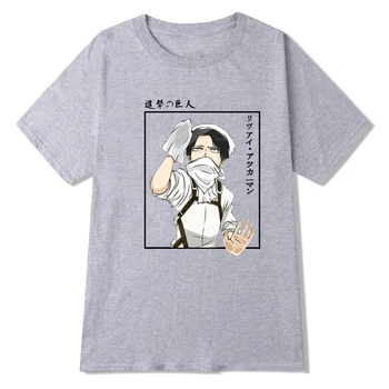 2020 Vroče Anime Napad na Titan Majica s kratkimi rokavi Ženske Smešno T-shirt Grafični Japonski Anime Tshirt Tees