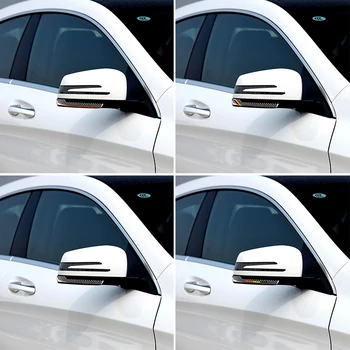 Za Mercedes Benz A B C E GLA GLE GLK CLS GLS W204 W212 Avto Rearview Mirror Anti-zbadanje Trakovi Proti trčenju Kritje Nalepke Trim