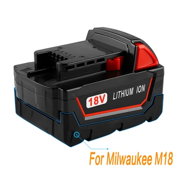 18V 12800mAh Li-ion Baterija za Orodje Milwaukee M18 48-11-1815 48-11-1850 2646-20 2642-21CT Repalcement M18 Baterije
