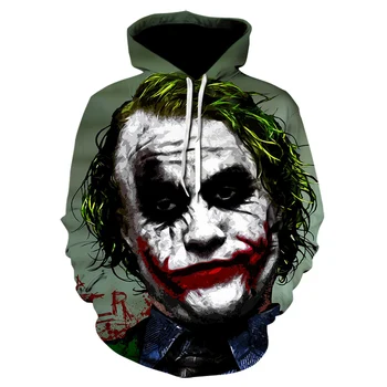 2020 nov JE klovn majica horror film hoodie Halloween party hip hop street kostum 3D hoodie