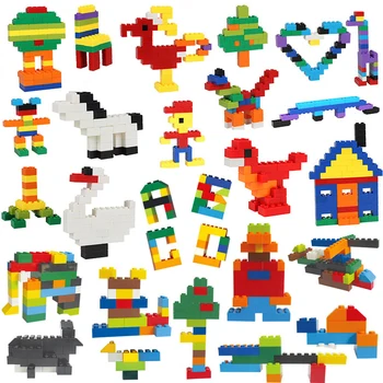 1000pcs DIY gradniki debele številke model opeke opeka, bloki igrače set za otroke