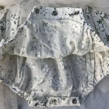 0-3Yrs Newborn Baby Dekle, igralne obleke Moda Bombaž Cvet Obleke Tutu Romper Preja Obleko Enega Kosa Obleko Oblačila