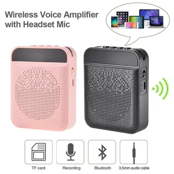 Novo Megafon Prenosni Bluetooth Brezžični Telefonski Ojačevalec Učitelj MP3 Mikrofon Zvočnik Zvočnik Podpira TF Kartice FM Radio