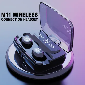 Willkey 3500mAh LED TWS Bluetooth Brezžične Slušalke Slušalke Čepkov Touch Kontrole Šport Slušalke Noise Cancel Telefonske Slušalke