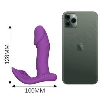 Realističen Dildo, Vibrator Dvojno Motornih Močne Vibracije Gspot Stimulator Klitorisa Ženski Masturbator Erotično Adult Sex Igrača za Ženske
