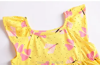 Novo 2021 Poletje Bombaž Otroci Cvet t-shirt Hlače 2pc Otrok Obleke Bebe Dekleta Obleke Tee Vrhovi Baby Girl Obleke, Kompleti 1-7Y