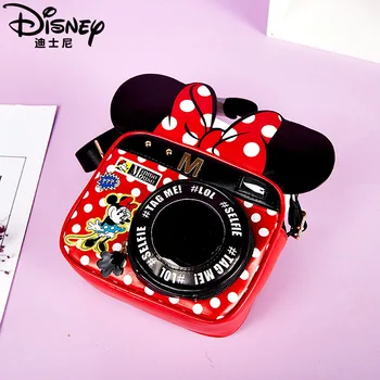 3 slogi strip Disney mickey miške Minnie fotoaparat nahrbtnik messenger dekle Crossbody torba za otroke