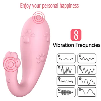 8 Načini Pošast Oblike G-spot Vibrator iz Silikona APLIKACIJO Brezžična Nadzor Vibracijsko Jajce Dildo Igre za Odrasle Sex Igrače za Ženske