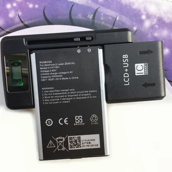 C11P1501 Baterija Za Asus Zenfone 2 Laser ZE601KL Baterije Zenfone2 Selfie ZD551KL ZE550KL Baterij Z LCD-Polnilnik