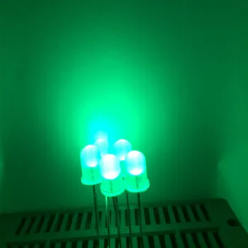 500pcs LED 5mm MEŠANICA Rdeče/Jade Zelena/Modra/Rumena/Bela Razpršene LED 100 kozarcev Vsako 5 mm LED Diod Lučka