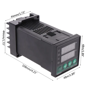 PID Digitalni Temperaturni Regulator REX-C100 0 Do 400°C K Vrsto Vnosa SSR Izhod