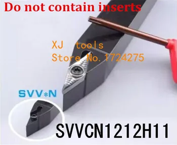 SVVCN1212H11/ SVVCN1010H11 Toolholder CNC struženje orodje imetnik, 72.5 stopinj Zunanje struženje, orodje, Stružnica orodja za rezanje
