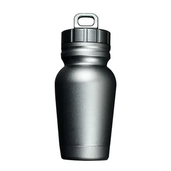 Kapsula Posode Tabletke Steklenico Nepremočljiva Prenosni Kamp Aluminij Zlitine Mini Izvajanje Tesnjenje Na Prostem Medicine Shranjevanje V Sili