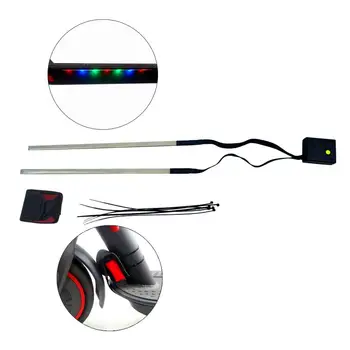 Zložljivi LED Trak Svetilka Bar Lučka Za Xiaomi Mijia M365 Električni Skuter Skateboard Noč Kolesarjenje Varnost Dekorativne Luči