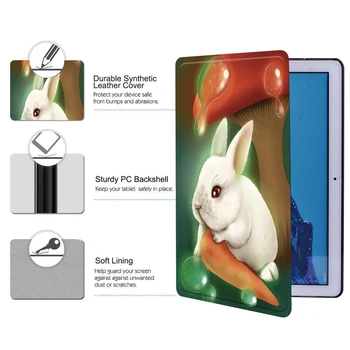 Živali in Stare Slike Serije Tablični Primeru za Huawei MediaPad T3 8.0/MediaPad T3 10 9.6