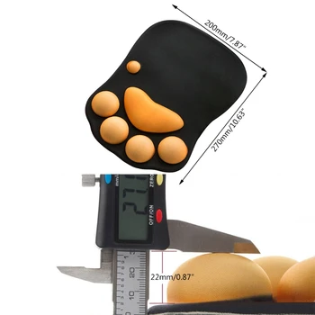 3D Miška Ploščica Anime Silikonski Mačka Tačka Mouse Pad Zapestje Ostalo Podporo spominske Pene, Mat