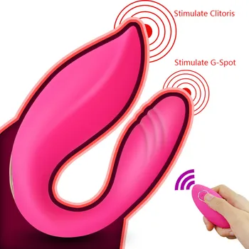 Dvojno penetracijo Vibrator Nožnice in Analne Stimulacije Sex Igrača Za Ženske Nekaj Spogleduje U Obliko igrače G-spot Stimulacijo Ščegetavčka