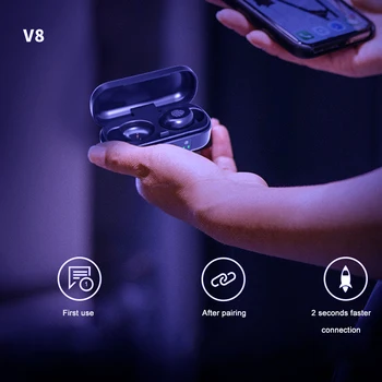 Eno Uho V8 Brezžična Tehnologija Bluetooth 4.0+Edr Slušalke Slušalka Slušalke Slušalke Stereo Bluetooth Slušalke Za Pametni Telefon