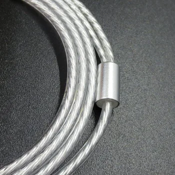 2,5 mm MMCX Silver Plated Slušalke Bilance Kabel za AK240 Shure SE215 535 UE900 HI-fi Slušalke Nadgradnjo Skladu 1,2 M