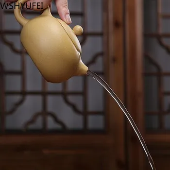 Yixing Klasičnih Čaj Pot Vijolično Gline Xi shi Čajniki rude lepoto grelnik vode 188 Žogo v luknjo filter Ročno Čaj nastavite po Meri darila, 200 ml