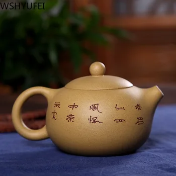 Yixing Klasičnih Čaj Pot Vijolično Gline Xi shi Čajniki rude lepoto grelnik vode 188 Žogo v luknjo filter Ročno Čaj nastavite po Meri darila, 200 ml
