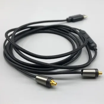 Tip-c MMCX Nadgradnjo Kabel za XIAOMI 6x MX MX2S z Mic Za HUAWEI Mate10 P20 Samsung A8S A60 Sony T9 XZ XZ2 Slušalke Kabel