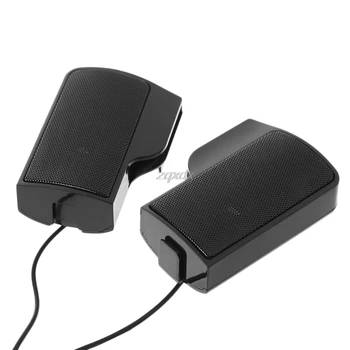 1 Par Mini Prenosni Clip-on USB Stereo Zvočniki linije Krmilnik Soundbar za Prenosni računalnik Prenosni Mp3 PC Računalnik s Posnetka Jy19 19