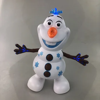2020 Nove Disney Zamrznjeno 2 elsa Ples Olaf Glasba Igrače Kawaii Lahkih Električnih Risanka Snežaka Lutka otroci Božično Darilo za Rojstni dan