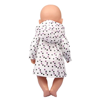 18 Inch American Doll Oblačila 2020 Nov Plašč S Cvetjem Za 1/3 BDJ Lutke Za Našo Generacijo Igrače Za Dekleta