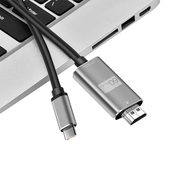 ZEUSLAP 1,8 m USB C do HDMI 4K Kabel adapter HDMI Tip C Strele 3 za MacBook pro 2018 pro Samsung galaxy S9 Huawei P30